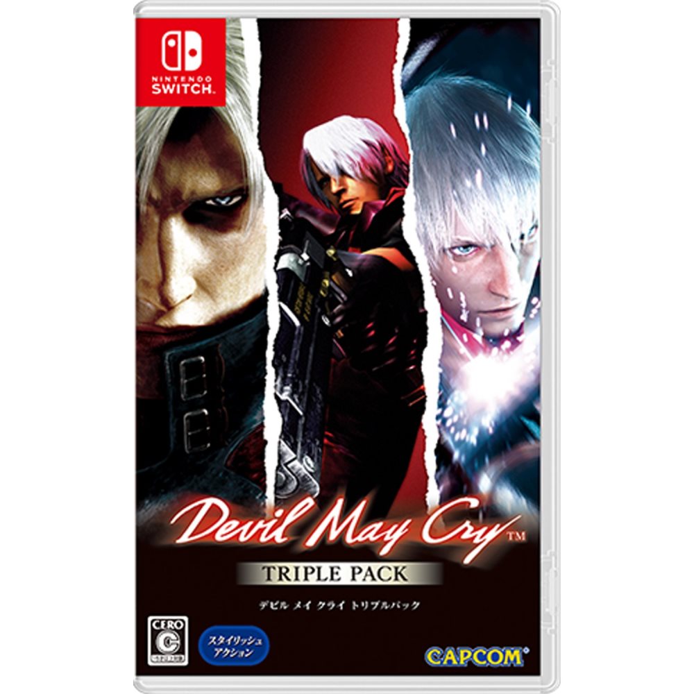 Devil May Cry- Triple Pack (Japansk Box, Engelsk tal & Text i spel) OBS, DLC Not Working - Nintendo Switch