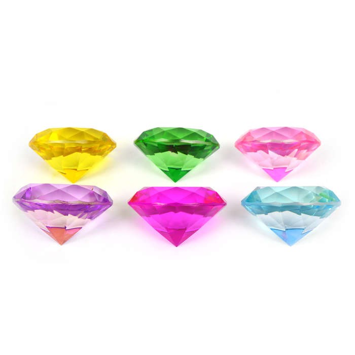 Diamant i ask 80mm - Färg - Grön