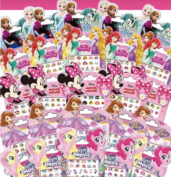 Disney Nagel Stickers 170st Nagelklistermärken Princess