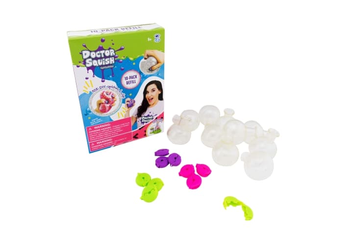 Doctor Squish Squishy Pack Refill V2 10 Ballonger - Clips (38687)
