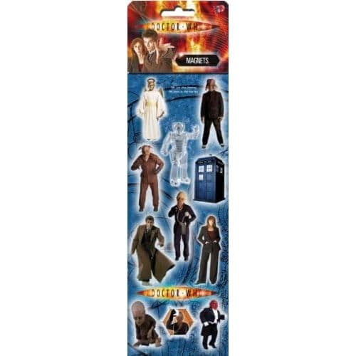 Doctor Who Slimline kylskåpsmagneter 11-pack)