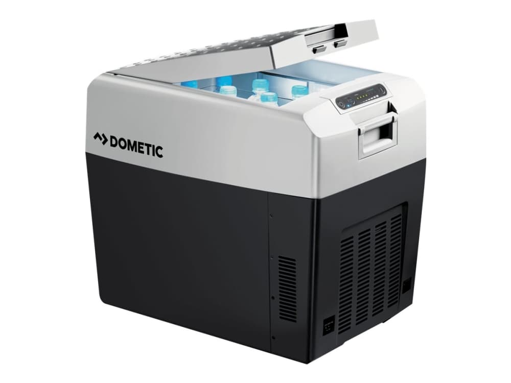 Dometic TropiCool TCX 35 - Bärbart kylskåp - bredd- 37-6 cm - djup- 55 cm - höjd- 46 cm - 33 liter - Klass F - grå