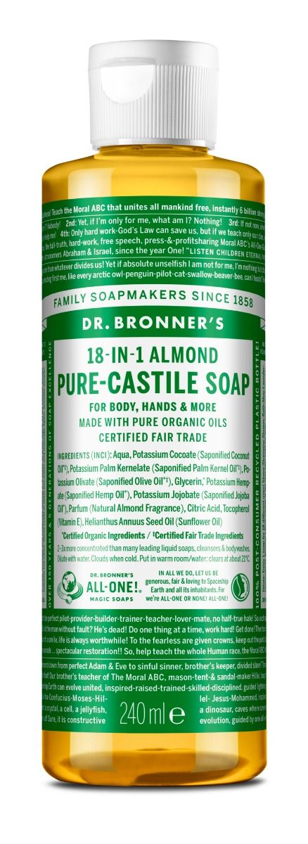 Dr-Bronner's Pure Castile Liquid Soap Almond