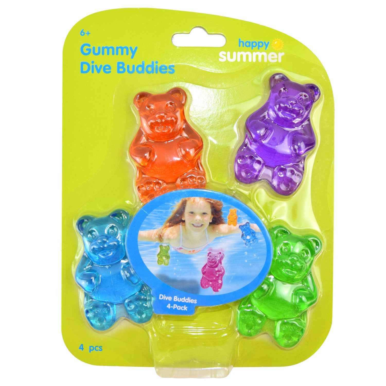 Dykleksaker Gummibjörnar 4-pack