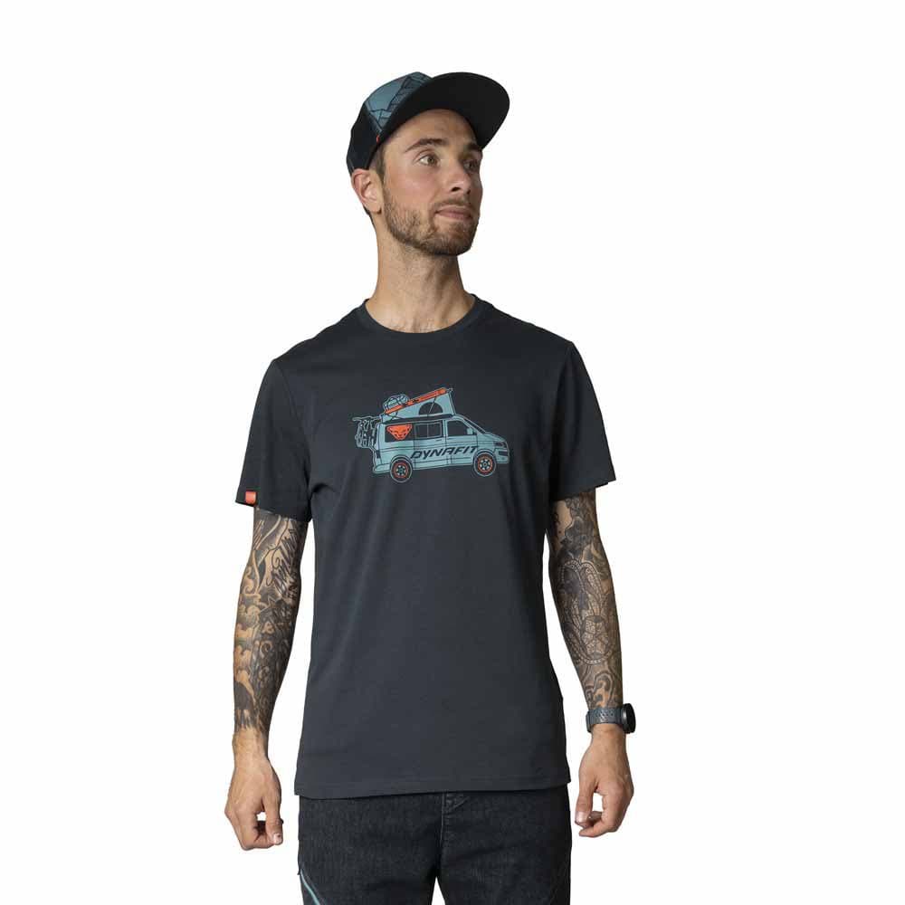 Dynafit Kortärmad T-shirt Graphic Blå L Man