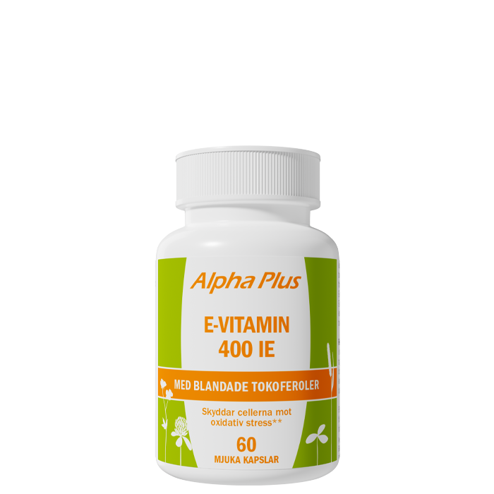 E-vitamin 400IE 60 mjuka kapslar