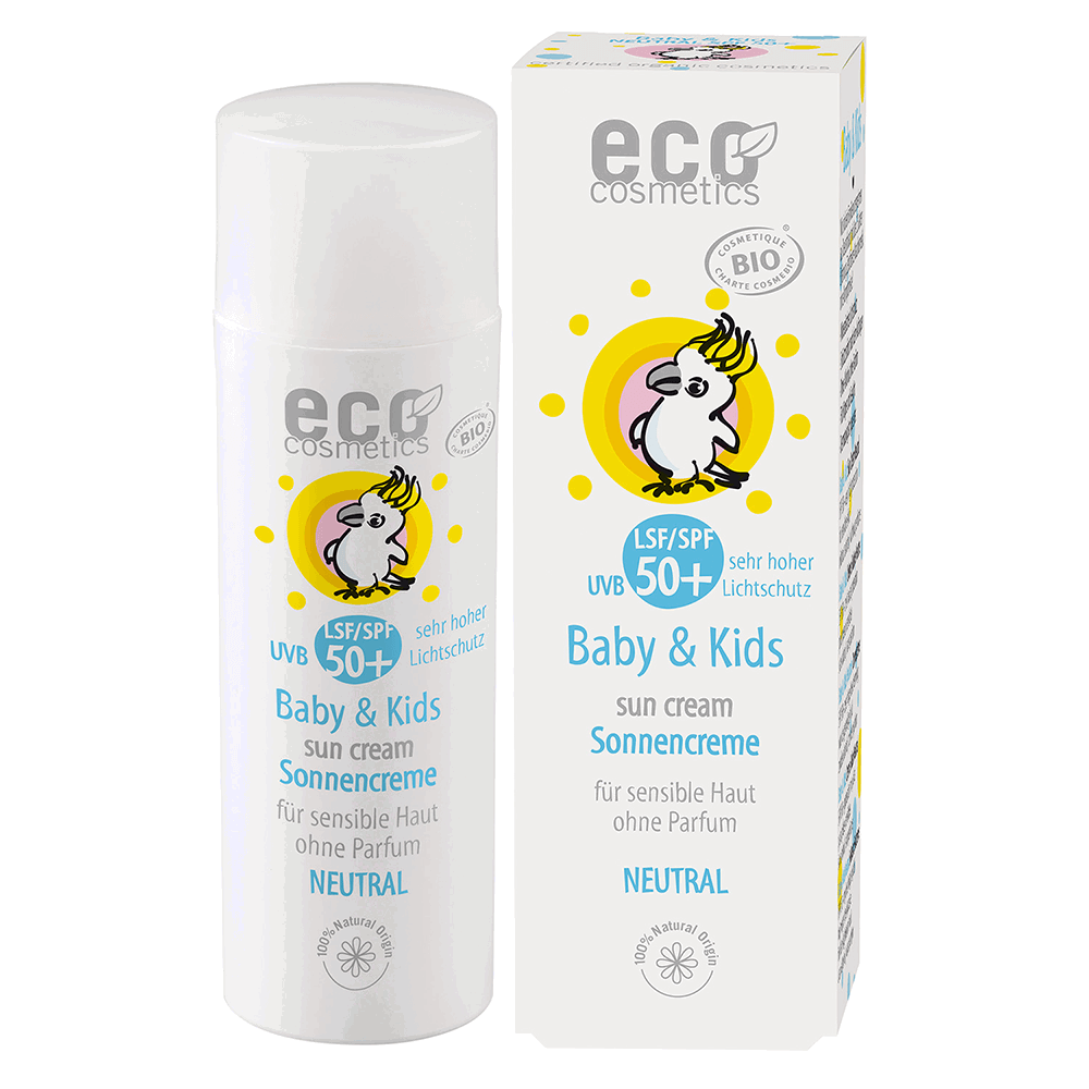 Eco Cosmetics - Baby & Kids Neutral Solkräm 50- Neutral, 50 ml