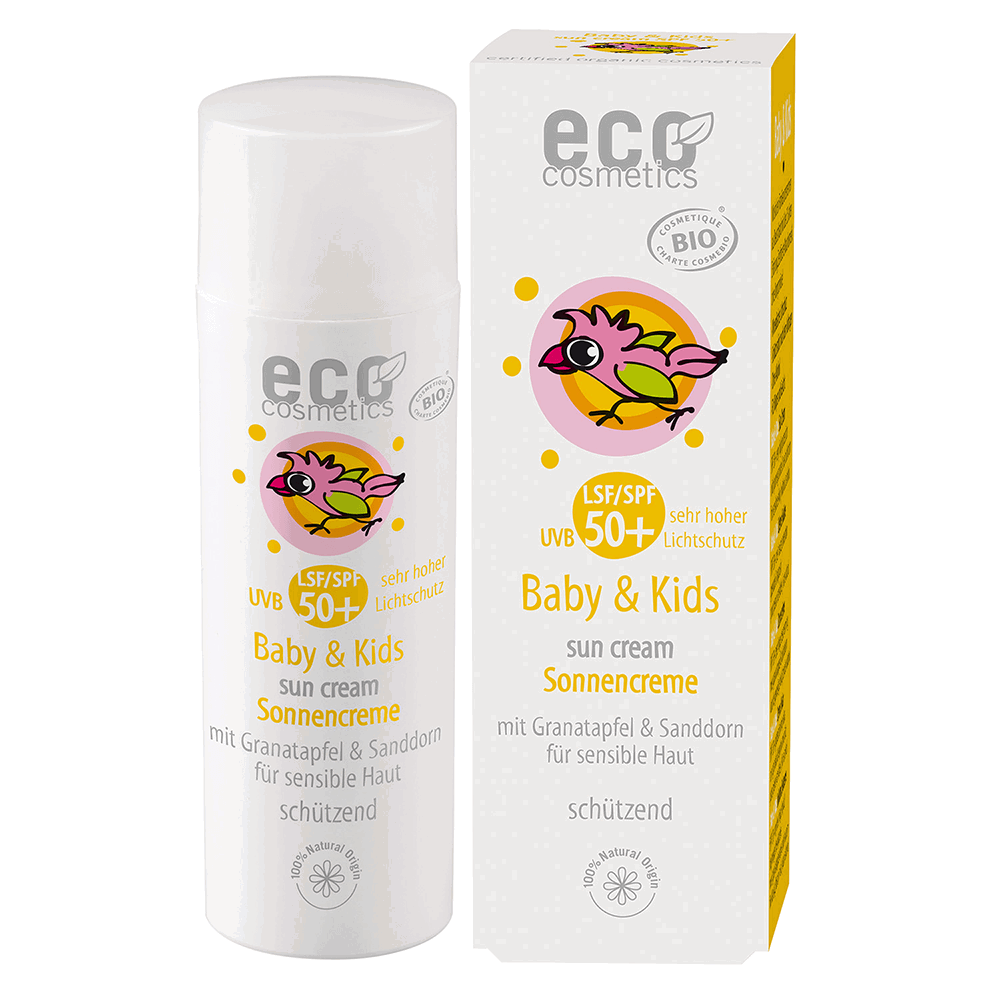 Eco Cosmetics Ekologisk Solkräm för barn SPF 50, 50 ml