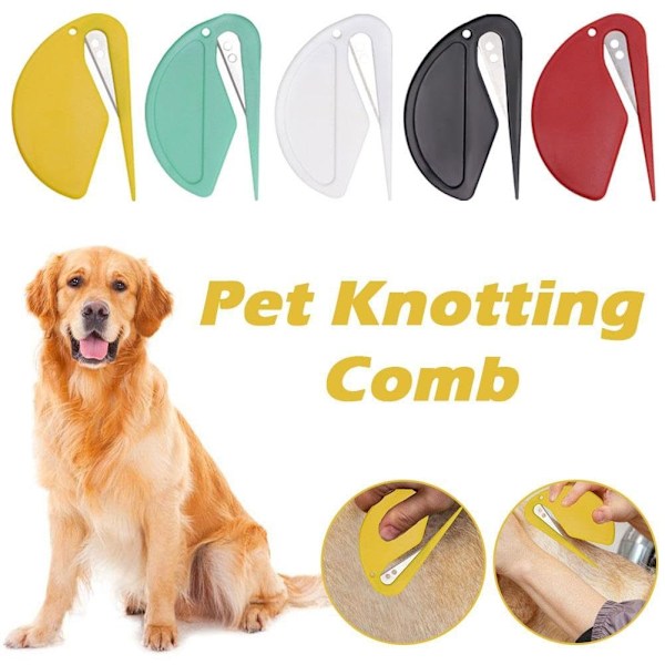 Effektiv Smärtfri Pälsvård Pet Knotting Comb - Perfekt för husdjur