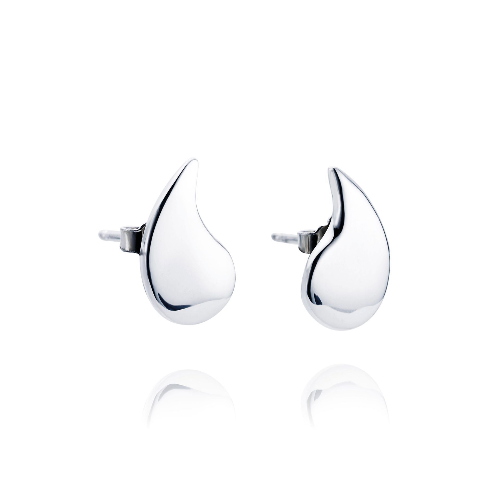Efva Attling Waterdrops Ear ONE SIZE - SILVER