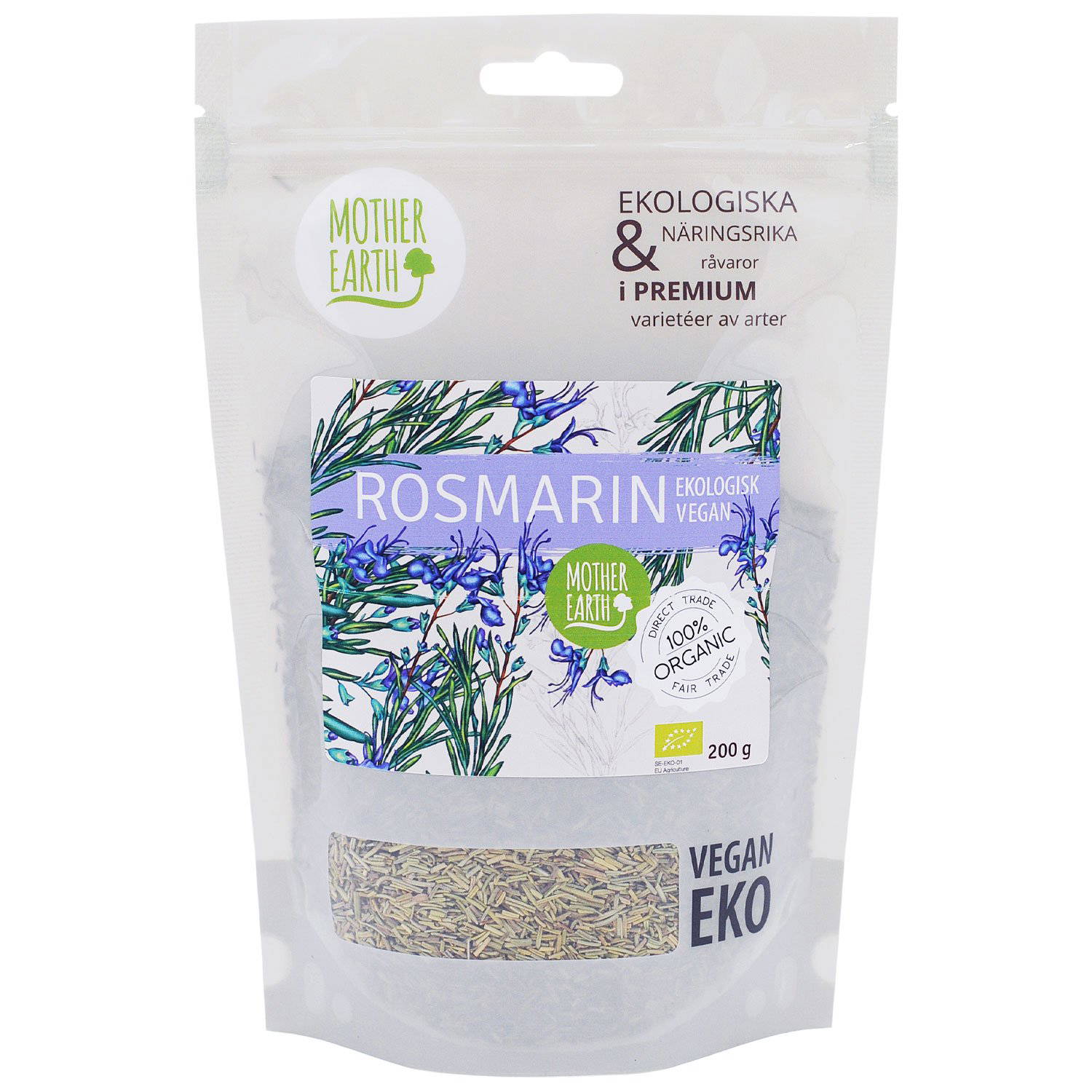 Ekologisk Rosmarin 200 gram