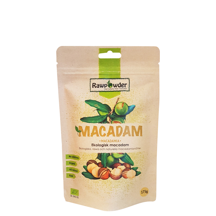 Ekologiska Naturella Macadamnötter 175 g