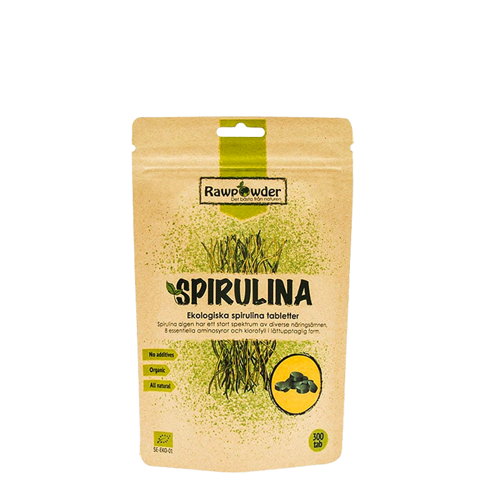 Ekologiska Spirulinatabletter 300 st