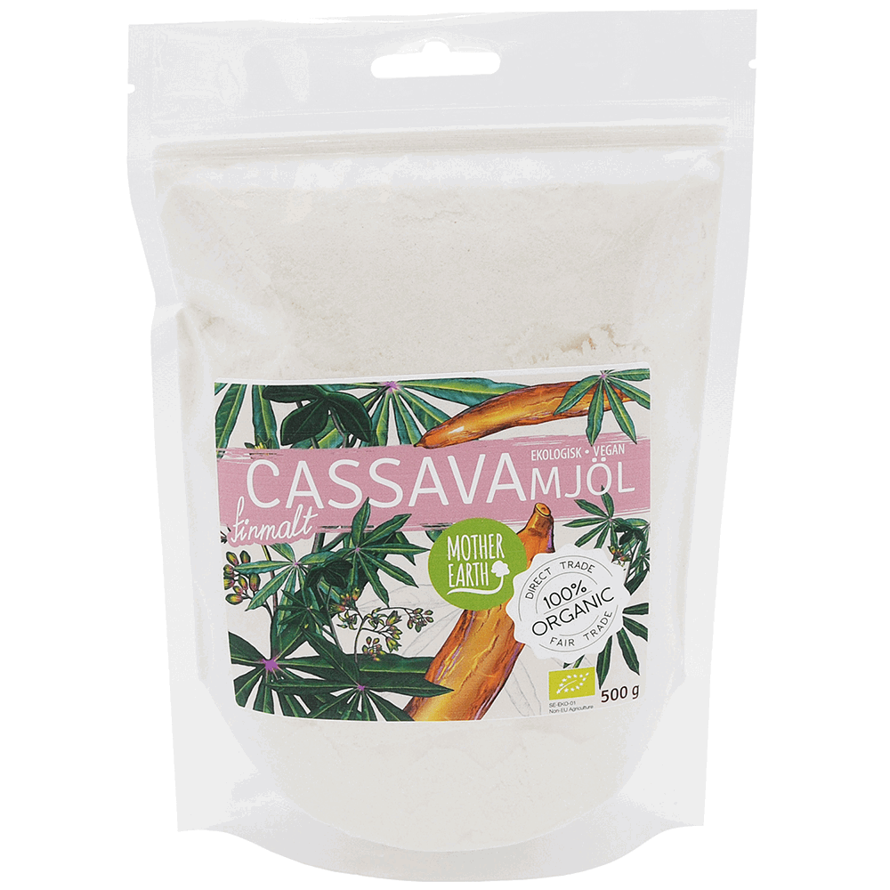 Ekologiskt Cassavamjöl Finmalt 500 gram