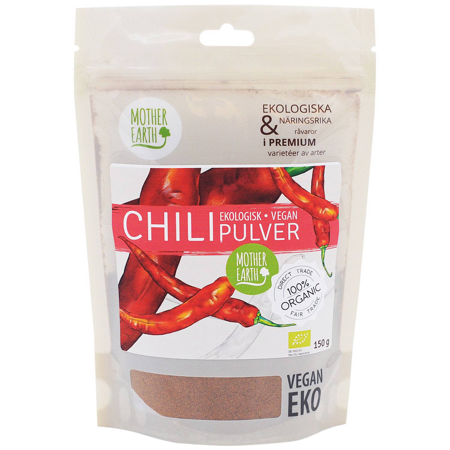 Ekologiskt Chilipulver 150 gram