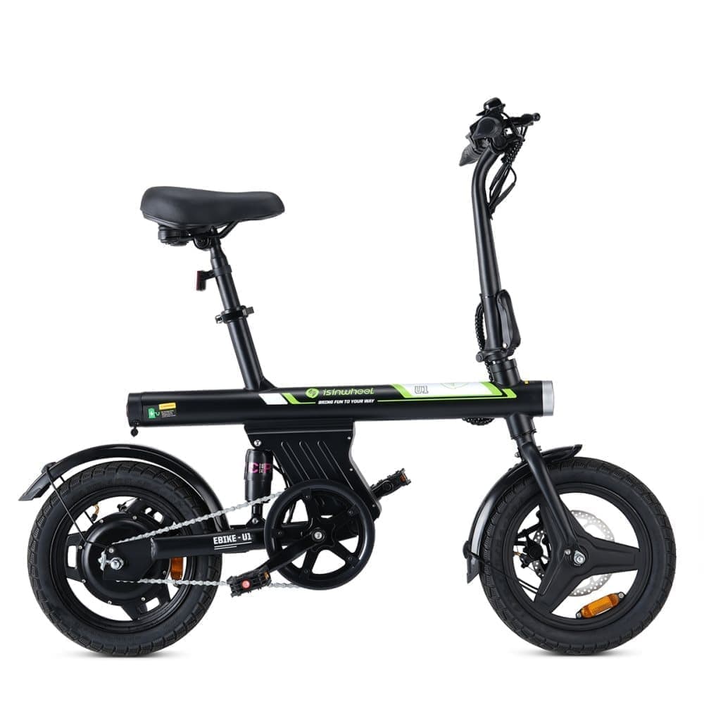 Elcykel för stad iSinwheel U1 14 250W motor 36V 7-8Ah batteri