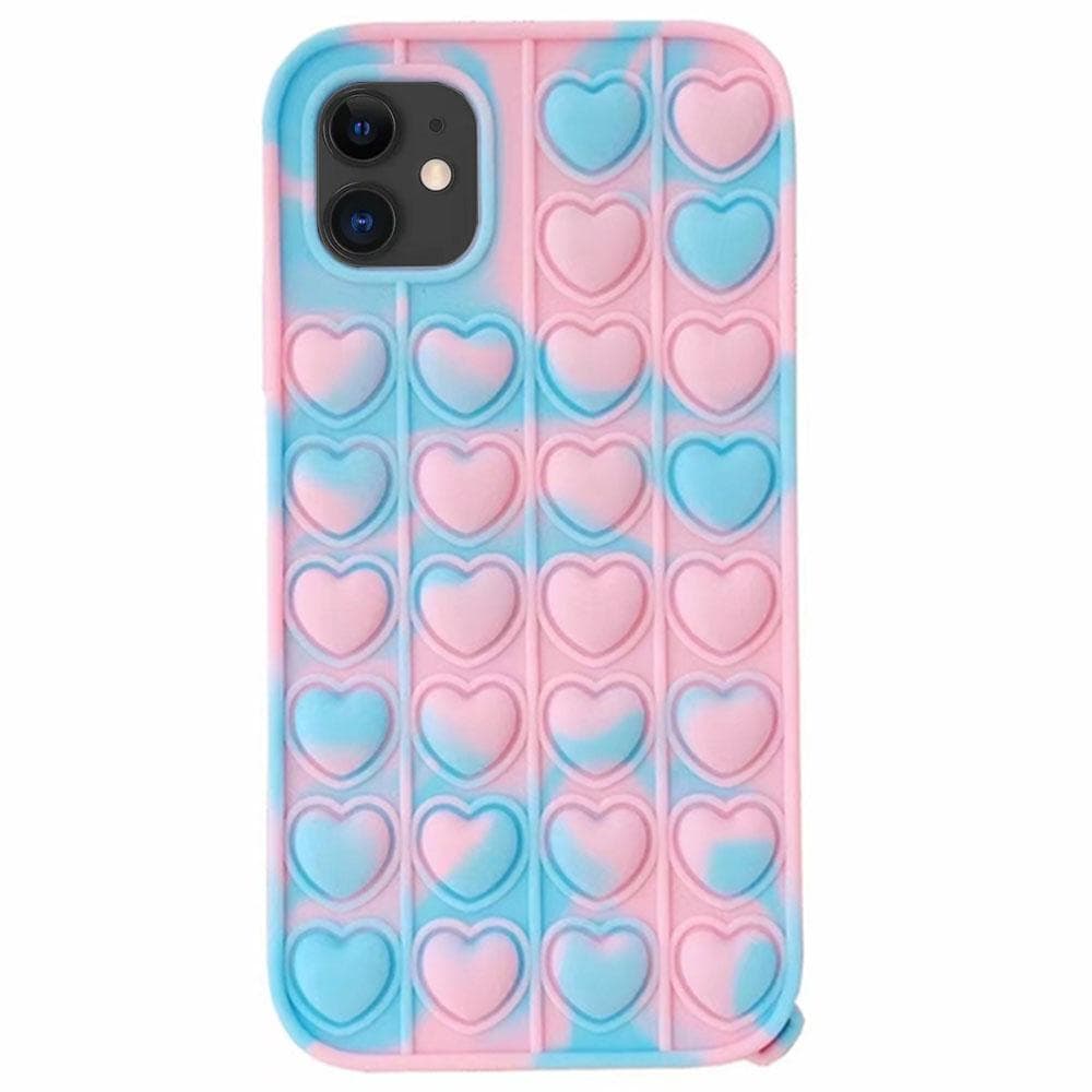 Elegant Hjärta Fidget Pop It Silikonskal - iPhone 11