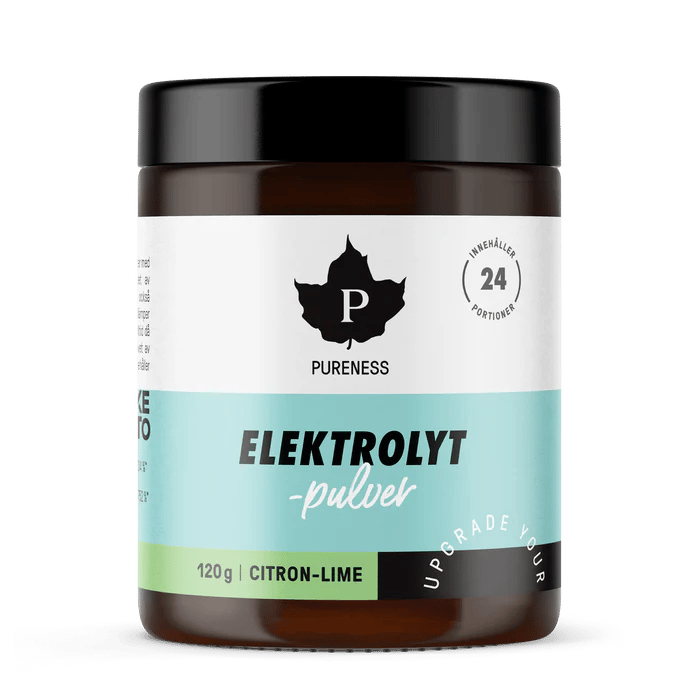 Elektrolytpulver Citron & Lime 120 gram Pureness