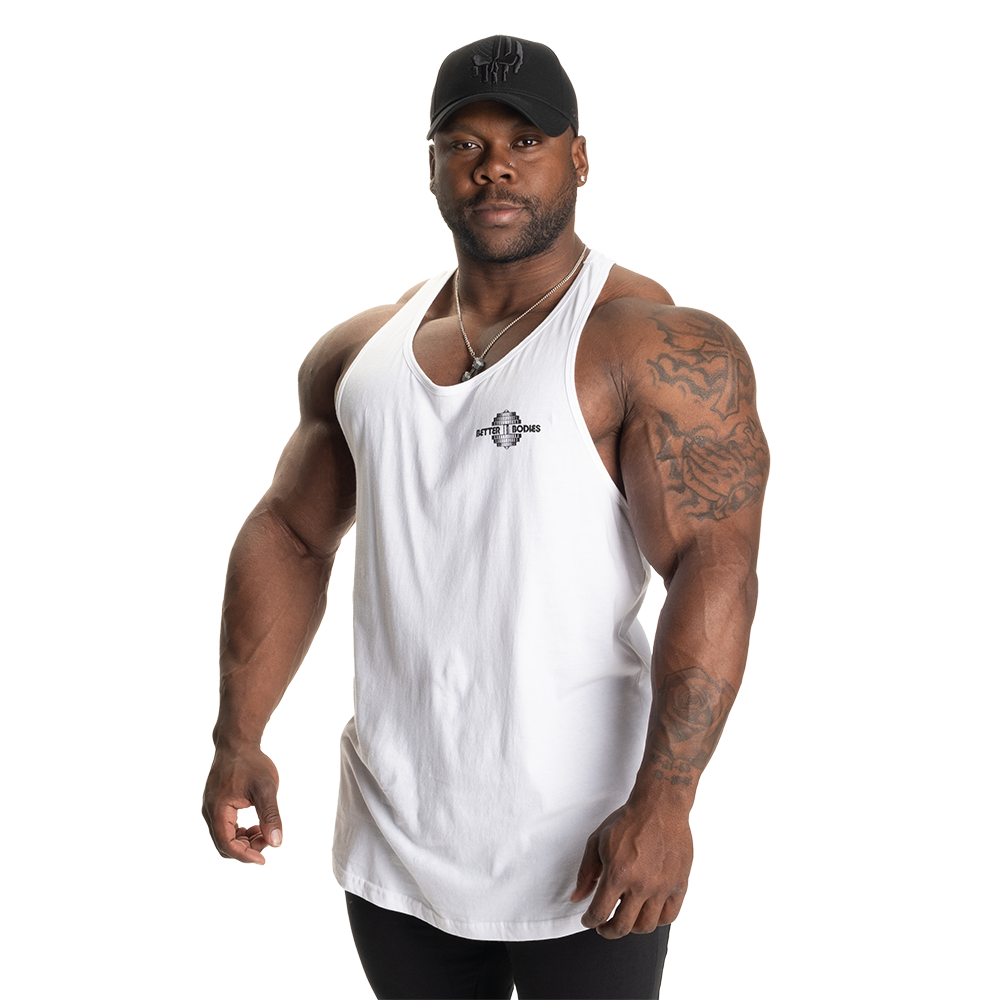 Essential T-back,White V2