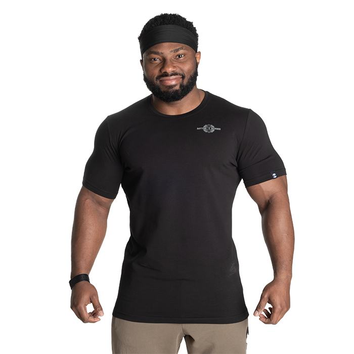Essential Tapered Tee, Black