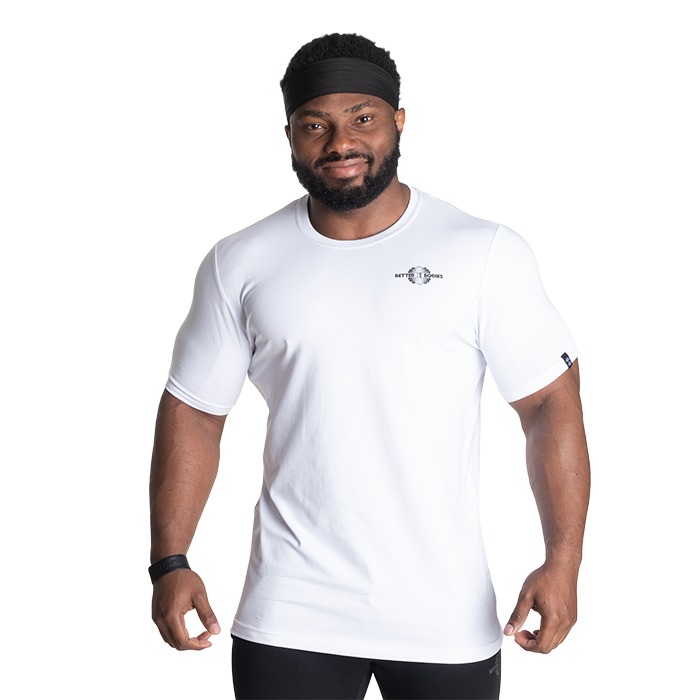 Essential Tapered Tee,White