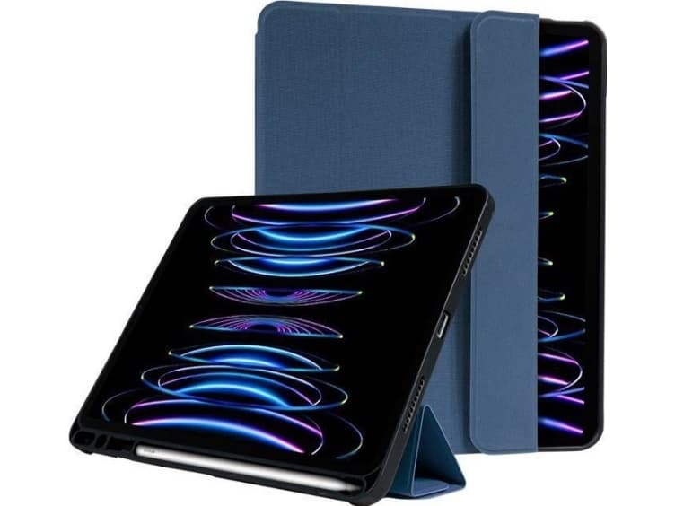 Etui na tablet Crong Crong FlexFolio Etui iPad Pro 11 (2022-2021) / iPad Air 10-9 (5-4 gen-) z funkcją Apple Pencil (niebieski)