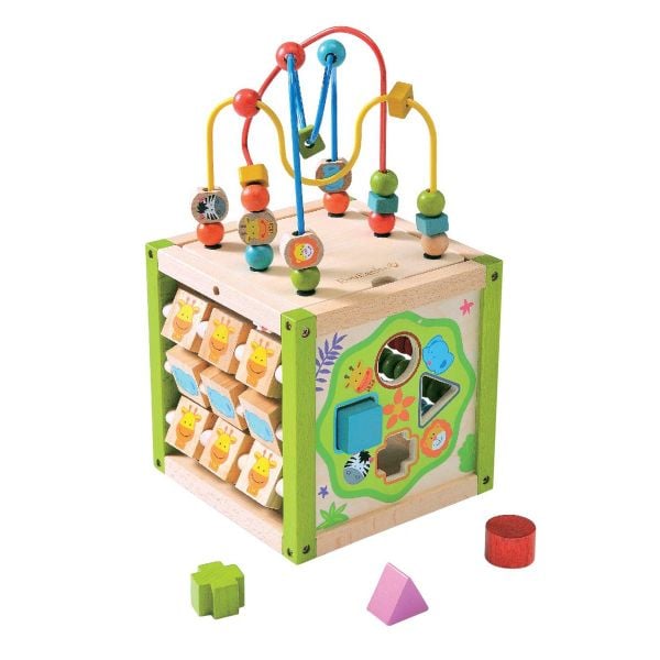 Ever Earth Aktivitetskub i TräActivity Cube