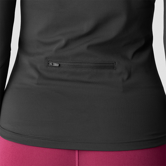 Everyday Långärmad 1/4 Zip Tröja Mörkgrå