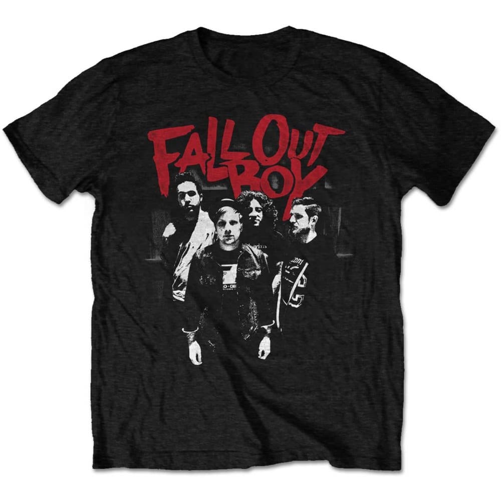 Fall Out Boy Unisex T-Shirt- Punk Scratch (X-Large)