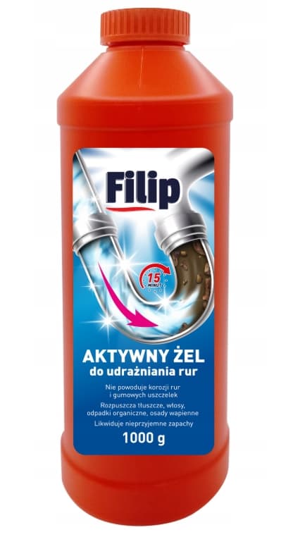 Filip Aktivt Rengöringsgel för Avloppsrör