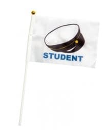 Flaggor Handflagga Student