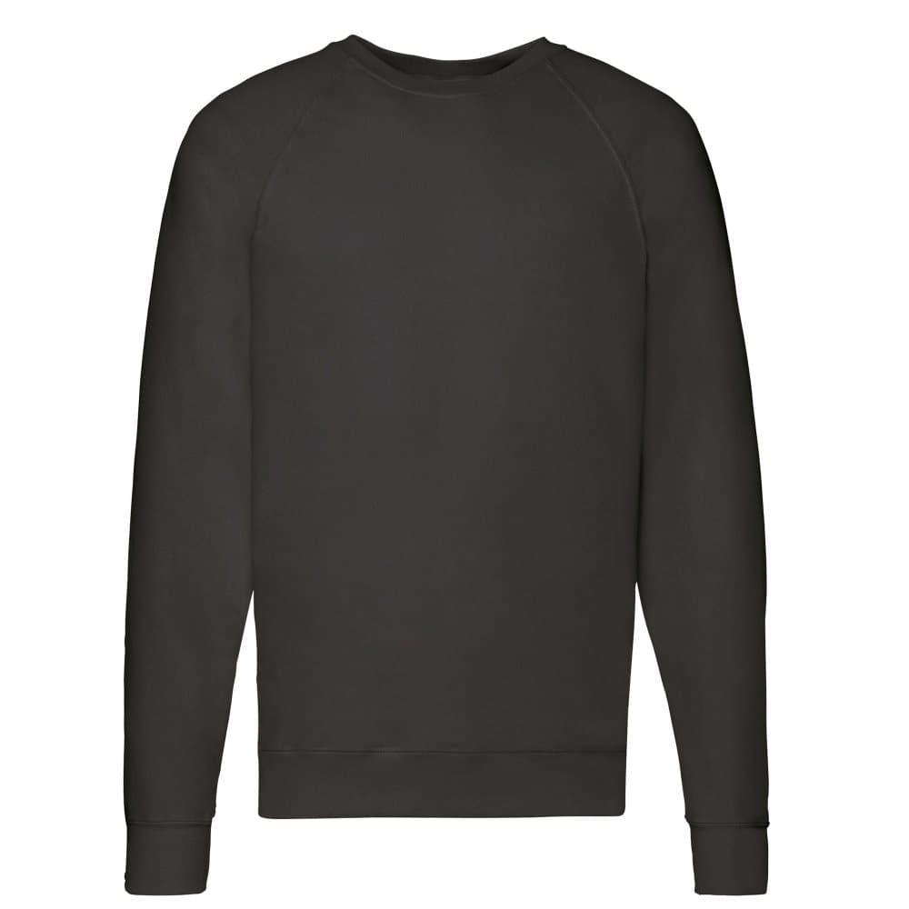Fruit of the Loom Unisex vuxen lättvikts raglansweatshirt