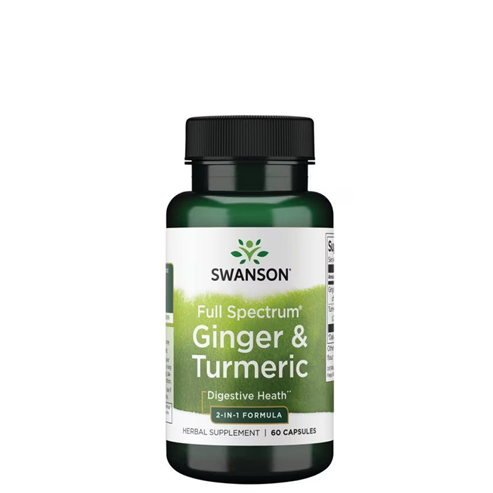 Full Spectrum Ginger & Turmeric 2-in-1 Formula 60 kapslar