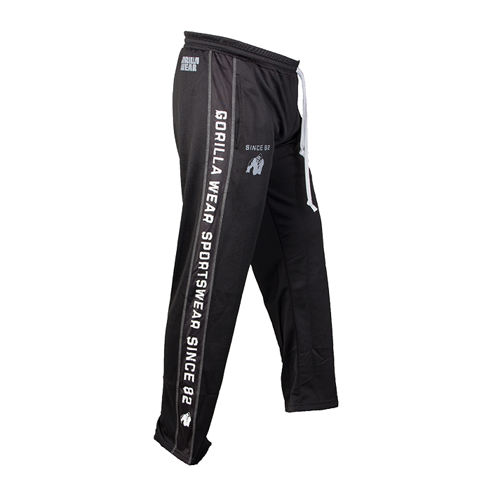 Functional Mesh Pants,Black/White