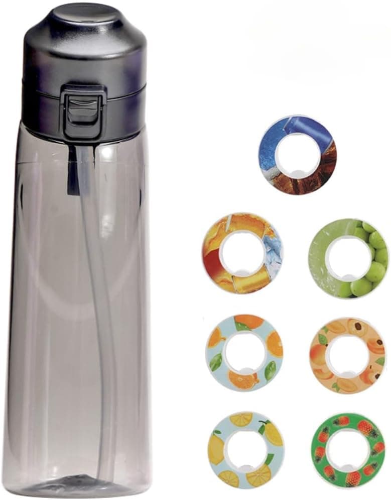 Fyra färger(Lila/Rosa/Blå/Svart) Air-Up Luftvattenflaska 650ml – 7 Smakkapslar 0 Socker & Doftande Purpur