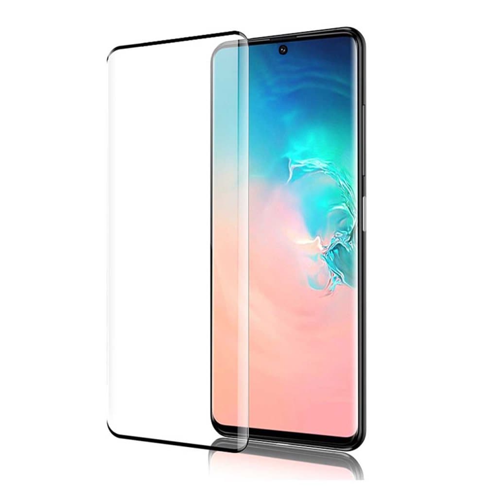 Galaxy S20 FE Heltäckande HD Skärmskydd Kolfiber Displayfilm