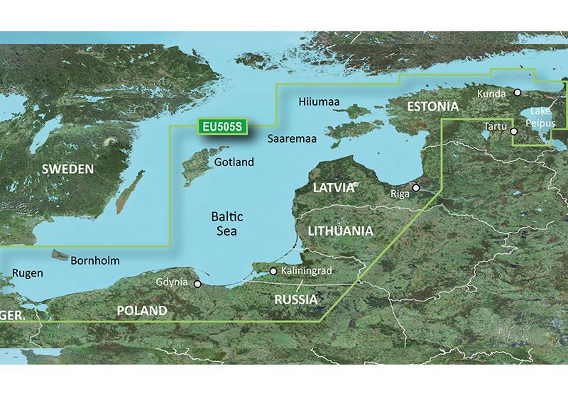 Garmin Baltic Sea,East Coast Garmin microSD™SD™card-VEU065R