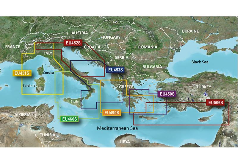 Garmin Crete-Cyprus Garmin microSD™SD™card-VEU506S
