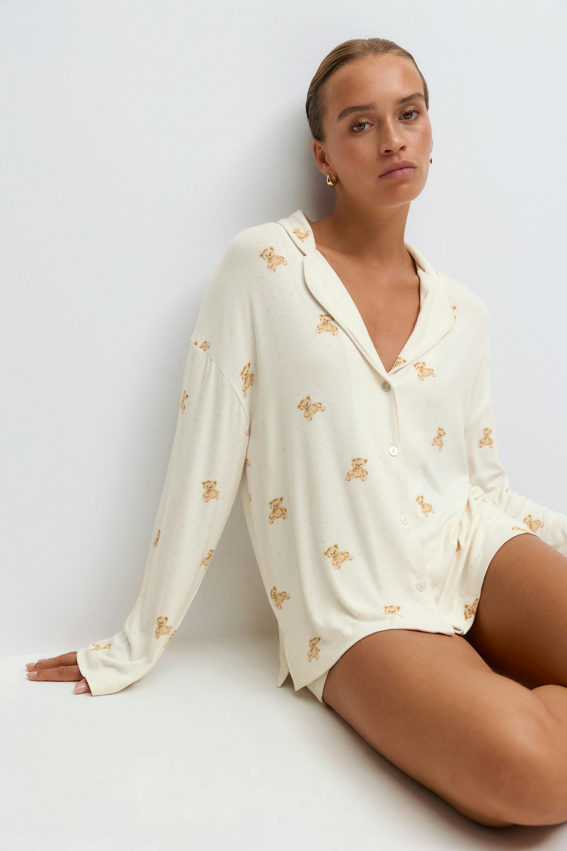 product-option-gina-tricotsoft-pyjamas-shirtpyjamasvitsdam-gina-tricot