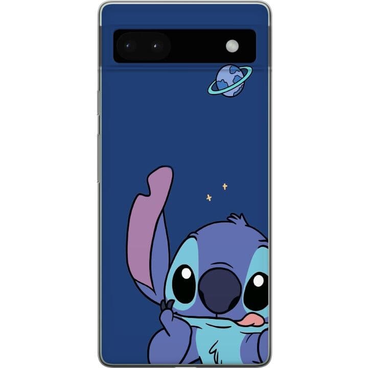 Google Pixel 6a Genomskinligt Skal Stitch