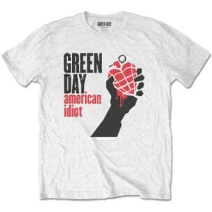 Green Day - Unisex T-Shirt- American Idiot (Small)