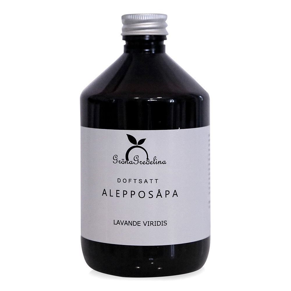 Gröna Gredelina - Alepposåpa Lavendel 500 ml