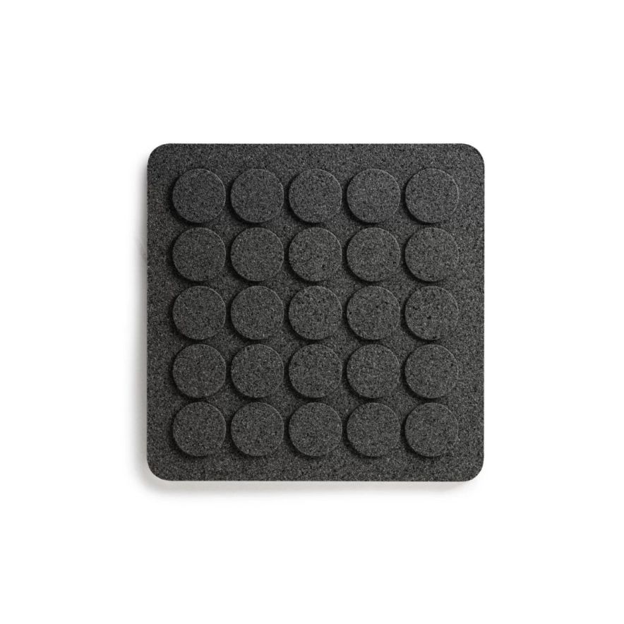 Grytunderlägg Dots kork svart