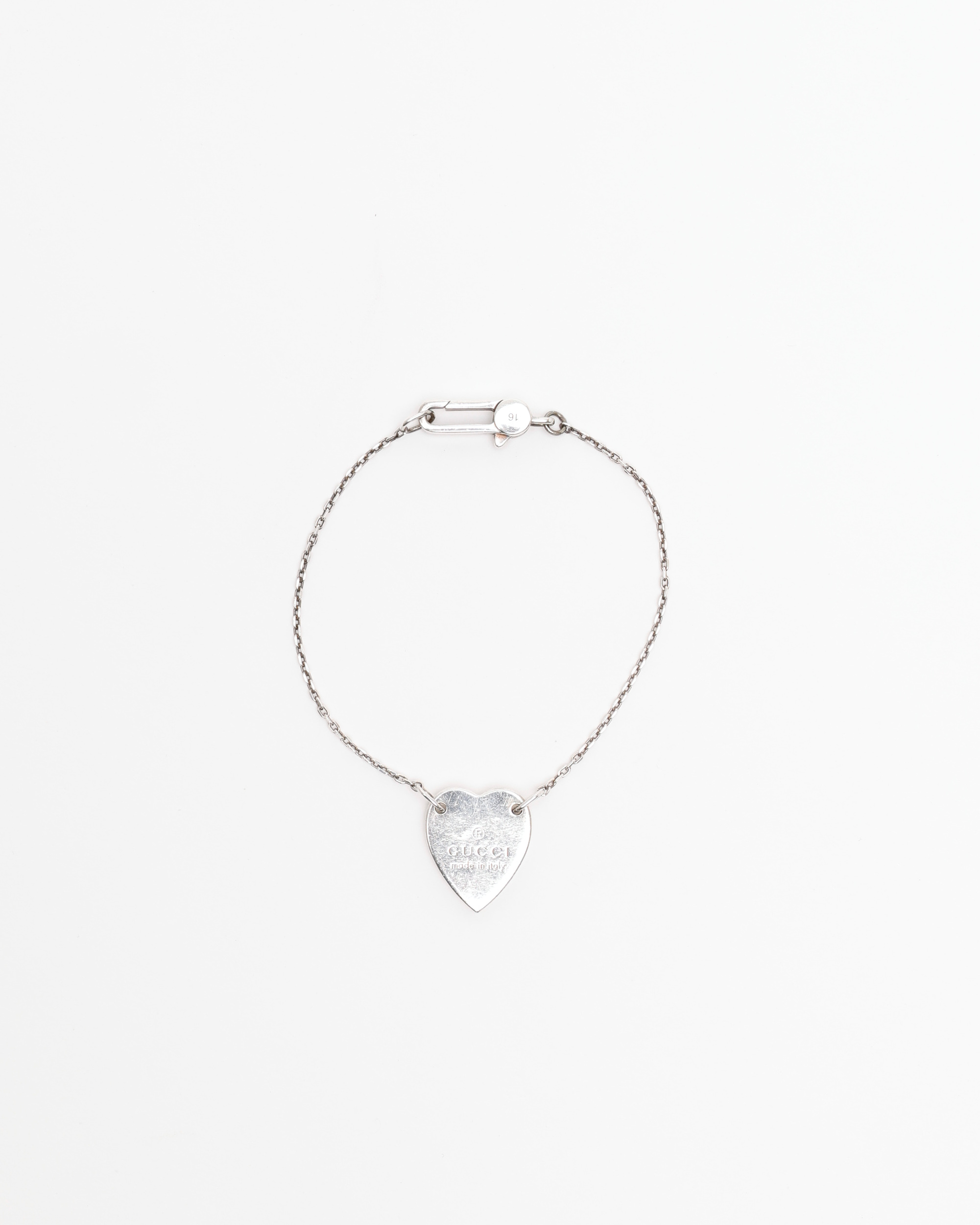 GUCCI Heart Silver Bracelet
