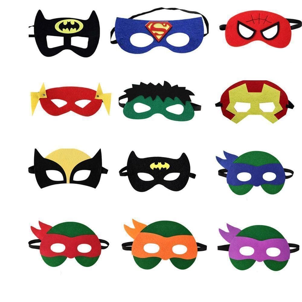 Halloween mask Cosplay Utklädnad Superhjälte