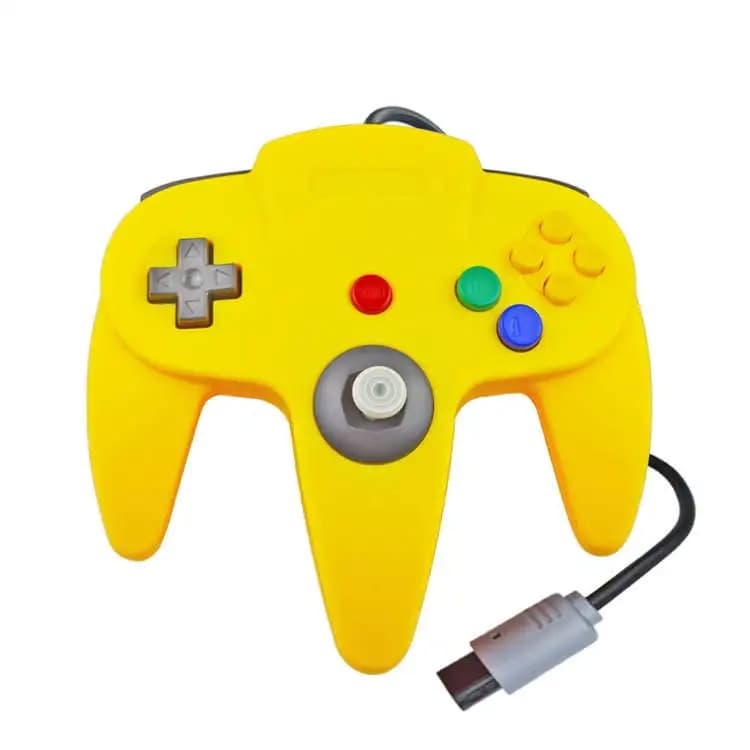 Handkontroll Kompatibel med Nintendo 64 Gul