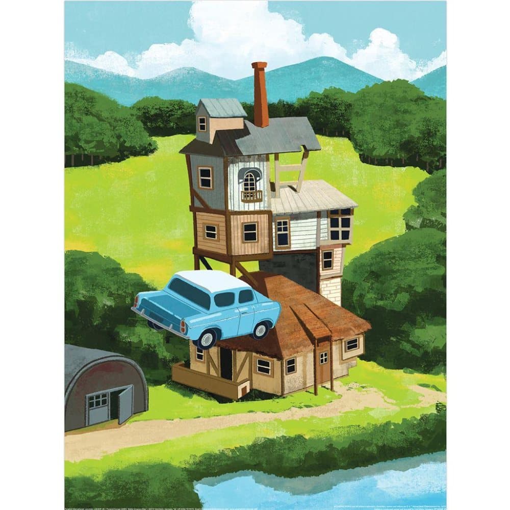 Harry Potter Framåtblickande The Burrow Tryck
