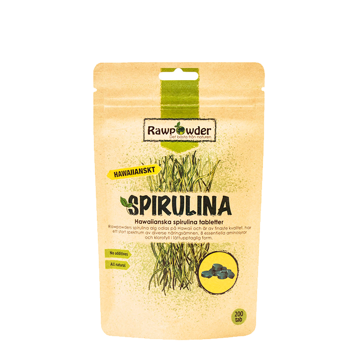Hawaiianska Spirulinatabletter 200 st