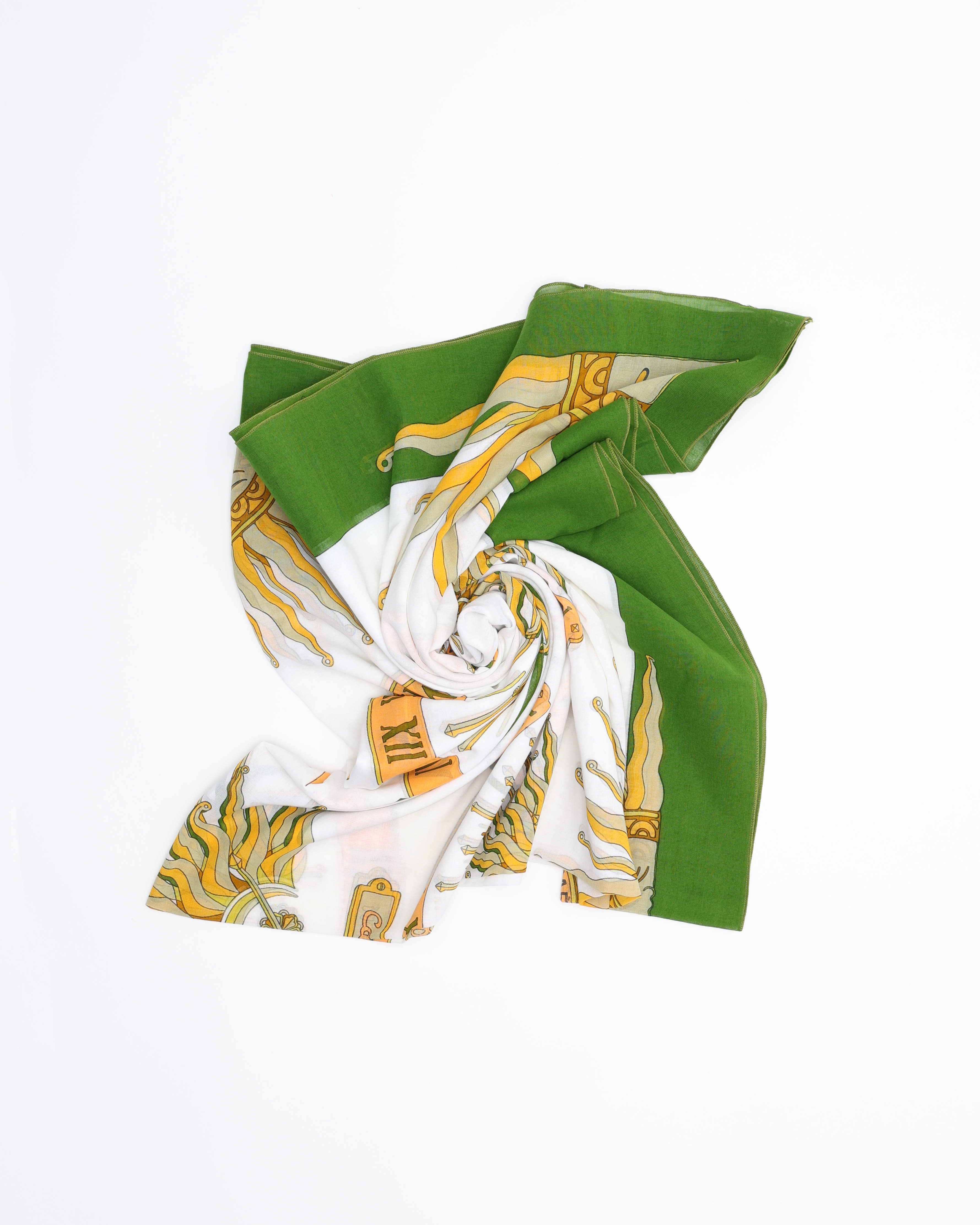 Hermès 140 Capri Cotton Scarf