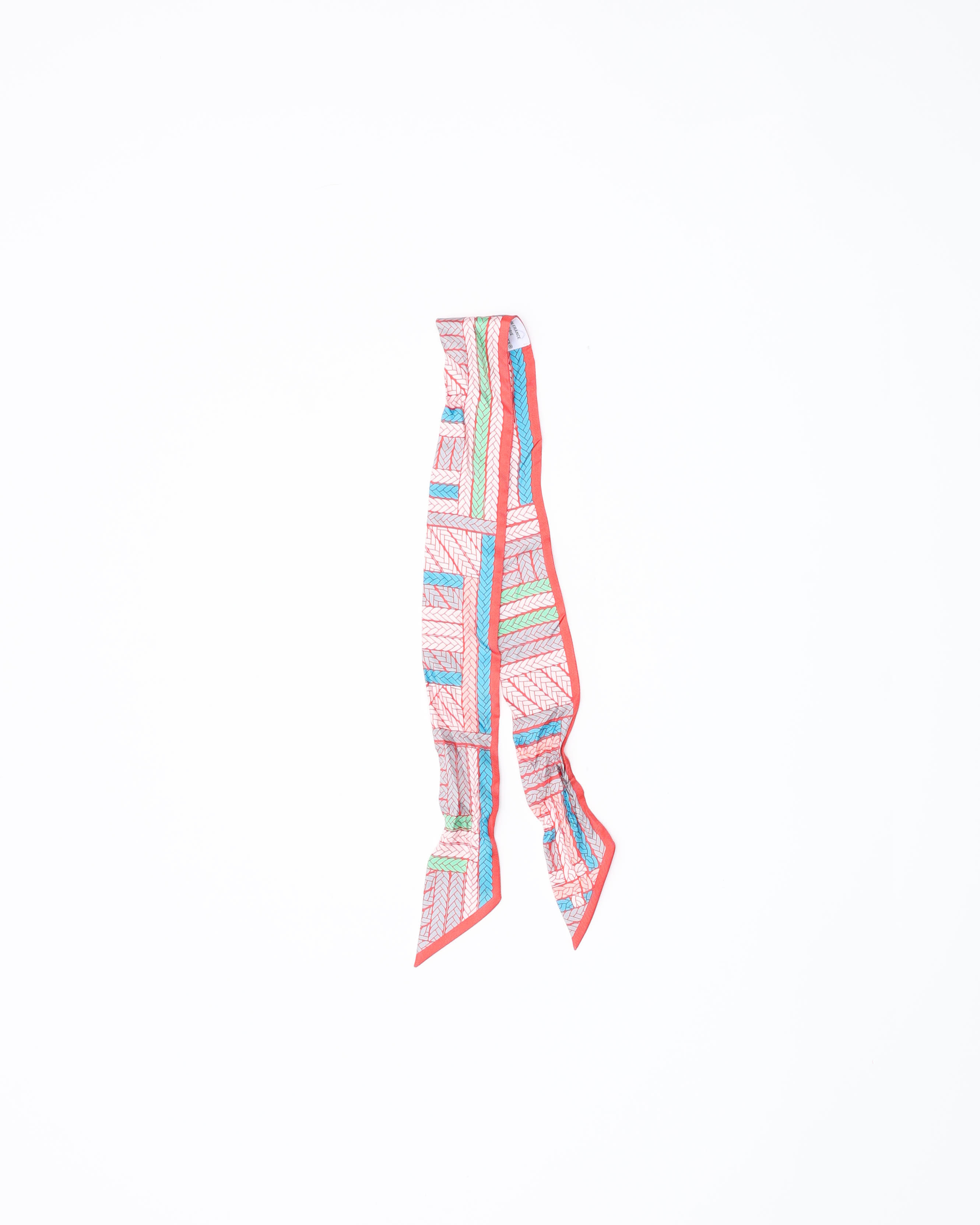 Hermès 86 Tresses H Silk Twilly